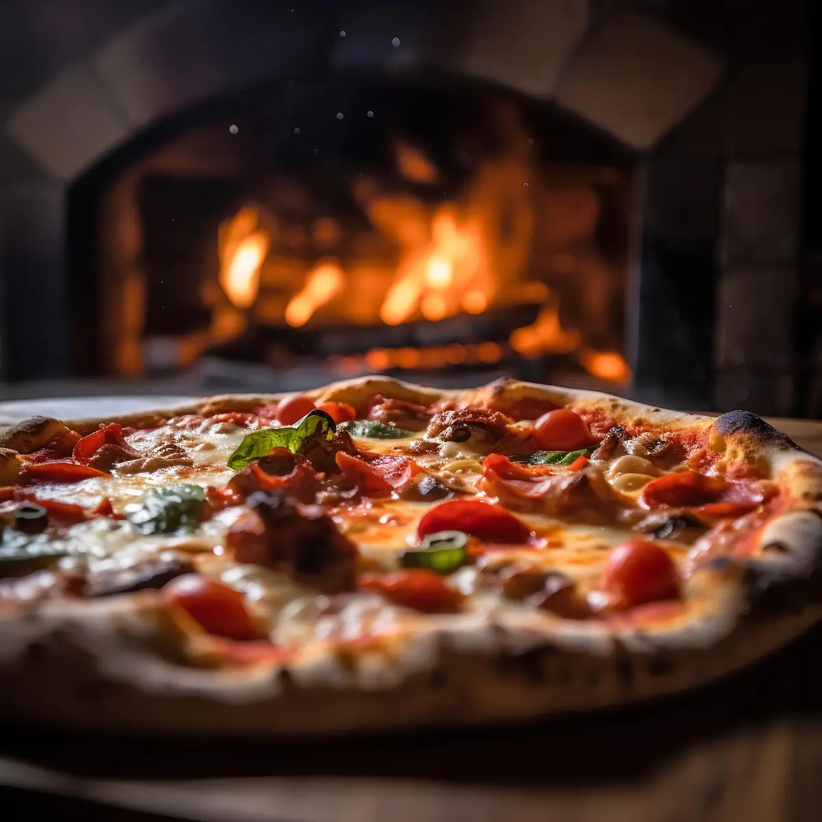 Interior da pizzaria